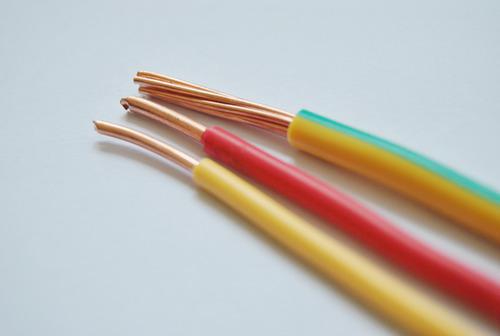 黃色、紅色兩根為BV電線，黃綠雙色為BVR線-湘江電纜